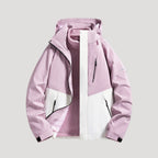 Hooded Outdoor Jacket Waterproof Men's Dark Grey Zip-Up – Hiking, Camping, Outdoor, Casual, Travel