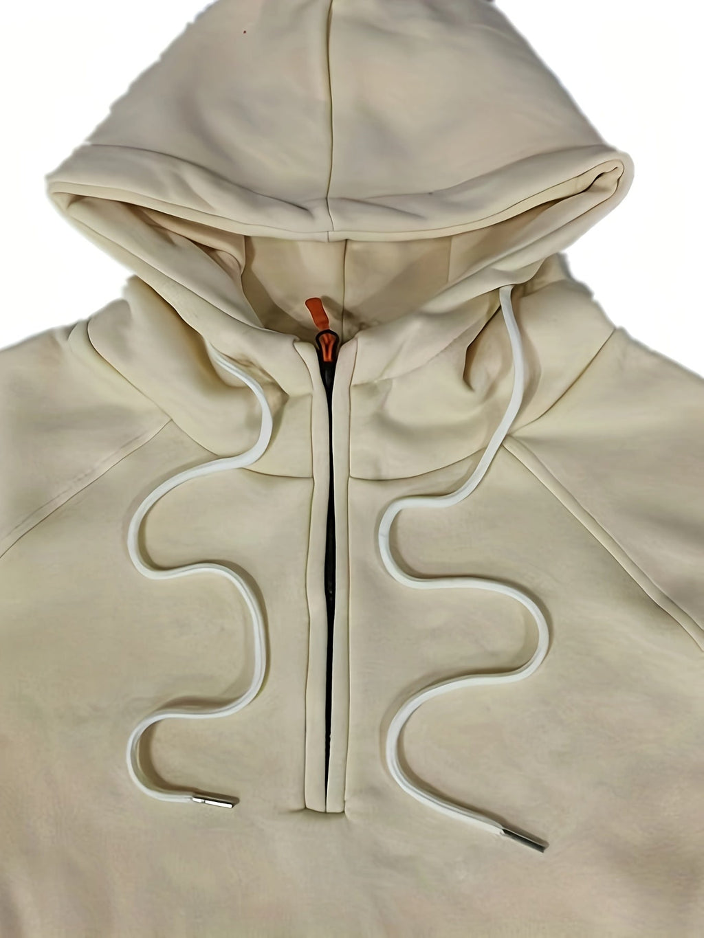 Men's Quarter-Zip Hoodie Black Tactical Cargo Pocket Pullover – Casual, Outdoor, Gift