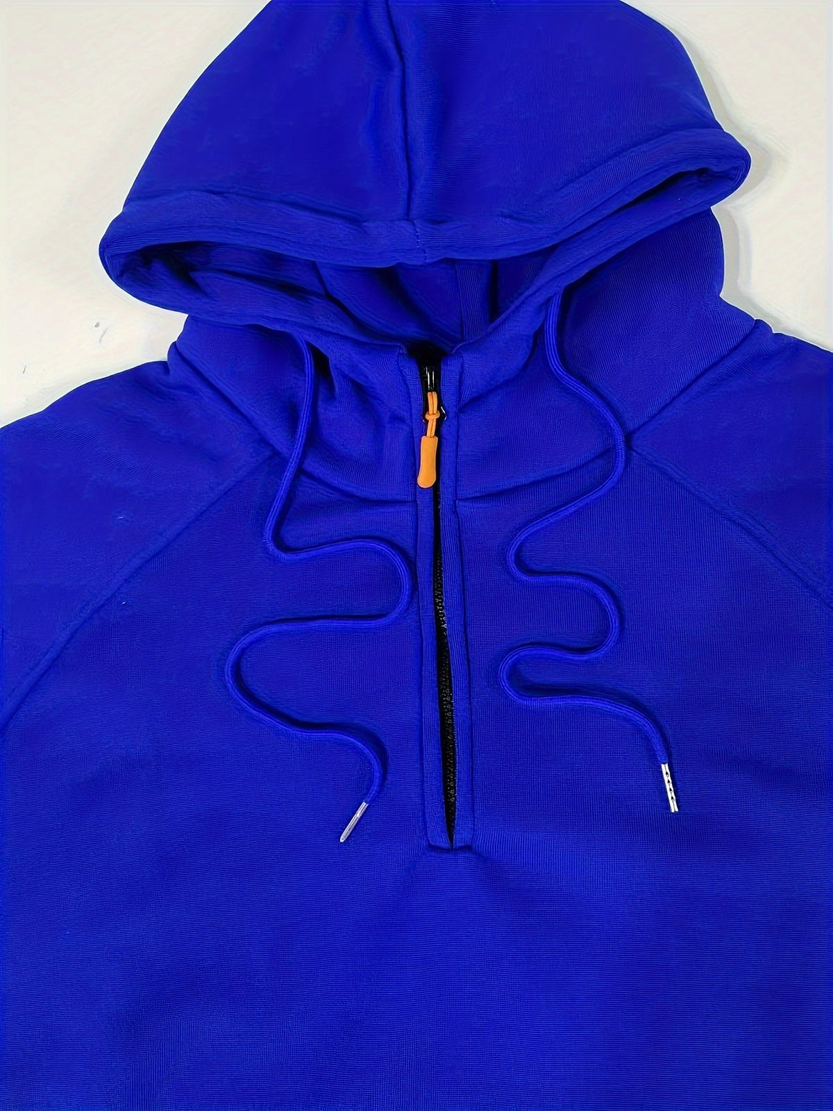 Men's Quarter-Zip Hoodie Black Tactical Cargo Pocket Pullover – Casual, Outdoor, Gift