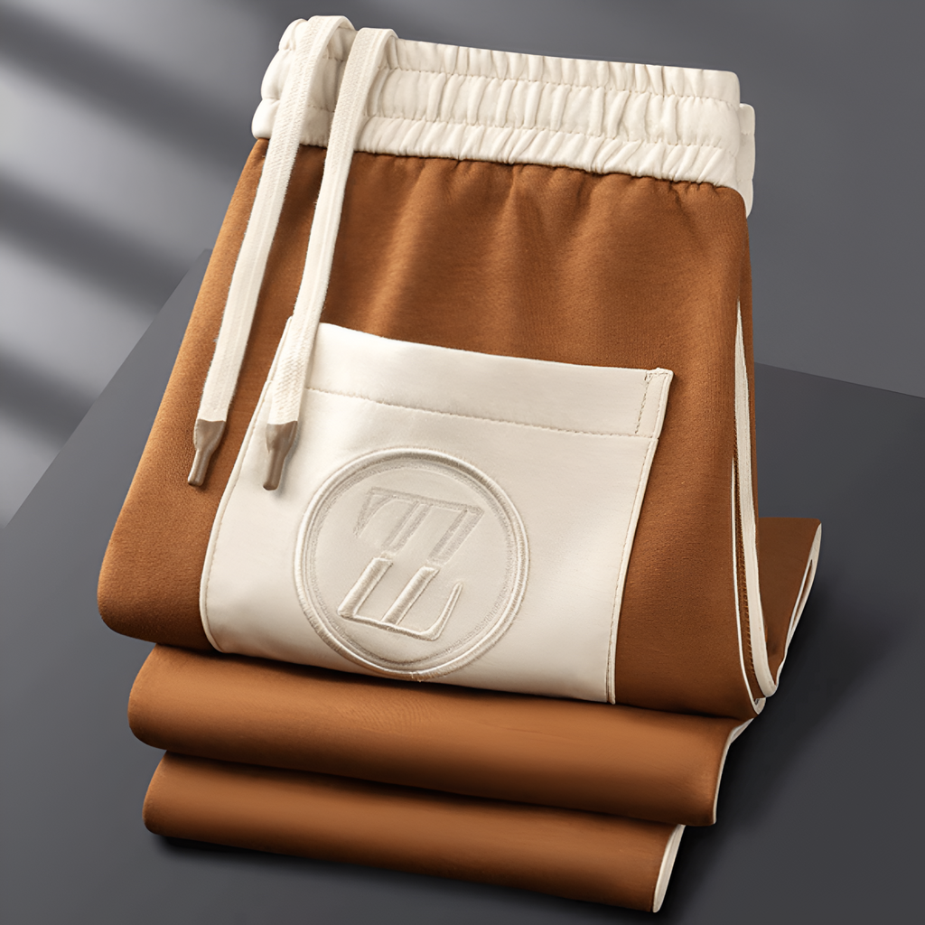 Men's Tracksuit Set Brown Side-Stripe Zip Jacket & Joggers – Casual, Gym, Everyday Sportswear Gift