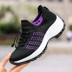 Orthotic Trainers Breathable Mesh Women's Slip-On Walking Shoes – Casual, Everyday Comfort