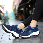 Orthotic Trainers Breathable Mesh Women's Slip-On Walking Shoes – Casual, Everyday Comfort
