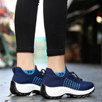 Orthotic Trainers Breathable Mesh Women's Slip-On Walking Shoes – Casual, Everyday Comfort