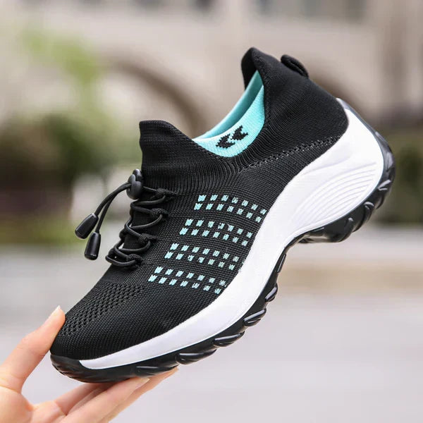 Orthotic Trainers Breathable Mesh Women's Slip-On Walking Shoes – Casual, Everyday Comfort