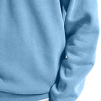 Quarter-Zip Sweatshirt Men's Stand Collar Navy Pullover – Casual, Office, Gift · Werune