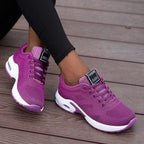 Running Shoes Mesh Women's Air Cushion Trainers Pink Navy – Home Gym, Running, Outdoor, Training